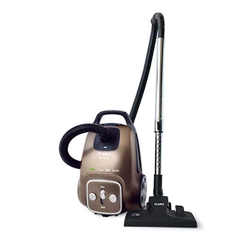 FLAMA Aspiradora con Bolsa 1676FL, 700W, 6 Niveles de Filtración, Filtro HEPA Lavable, Nivel de Ruido de 75 dB, Potencia de Succión de 205W