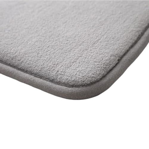 Tapis de bain absorbant vert grand format pour sortie de douche