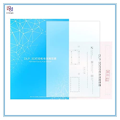 Lysee 3D Printer Parts & Accessories - Photon Fep Film Sheet 140x200mm FEP Sheets 0.15-0.2mm for D7 Nova3d Resin UV Light 3D Printer Part - (Size: 4pcs)