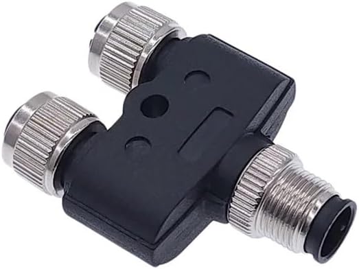 M12 Sensor Connector Male Female Plug Y Shaped Conversion Plug 4 5 8 pin Waterproof Connectors(4P Y (1M-2F))