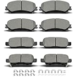 DYZJKWJW D1737 D905 Front Rear Ceramic Brake Pads With Clips Fit For 2014-2020 Nissan Qashqai,For 2014-2020 Rogue