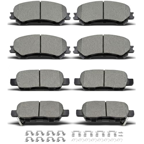 DYZJKWJW D1737 D905 Front Rear Ceramic Brake Pads With Clips Fit For 2014-2020 Nissan Qashqai,For 2014-2020 Rogue