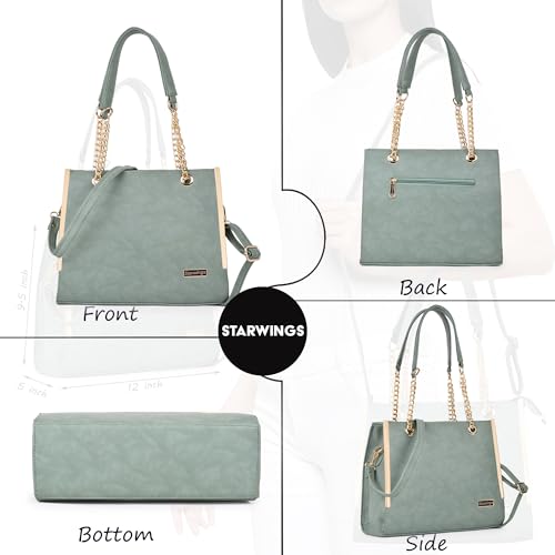 Image of STARWINGS PU Synthetic Leather Women's Satchel Bag | Ladies Travel Handbag