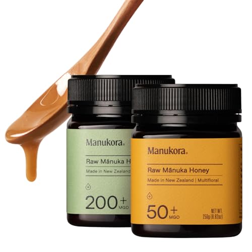 Manukora Miel Raw Mānuka MGO 50+ y 200+ 250g miniatura 1