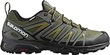 Salomon X Ultra Pioneer ClimaSalomon Waterproof - Botas de senderismo para hombre, todas las condiciones climáticas, sujeción segura, estables y amortiguadas, Olive Night Castor Gray Antique Moss, 43