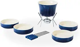 CONJUNTO P/FONDUE 11PCS-AZL
