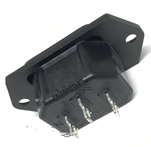 20 Pcs 6100.3100 IEC AC Power Tail Socket 10A 250V