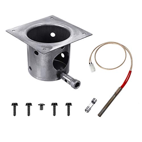 YAOAWE Fire Burn Pot and Hot Rod Igniter Kit Replacement Parts for Traeger and Most Pit Boss Pellet Grills, Compatible with Pellet Pro & Z Grills Wood Pellet Grill BBQ Smoker