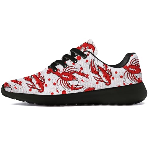 Generic Lobster Print Shoes for Men Women Lightweight Comfort 3D Print Running Tennis Walking Sneakers Gifts for Him Her 5