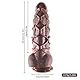 29.2CM Monster Dildo XXL,Riesen Dildo mit Seil-Knoten und Starkem Saugnapf,Sex Spielzeug für die Frauen und Männer