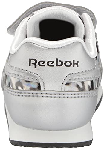 Reebok Girls Classic Jogger 3.0 Sneaker, Silver Metallic/Black, 5 Toddler #TOP2