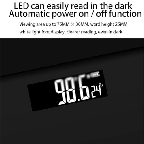 Balanza digital de baño con pantalla LED retroiluminada miniatura 6