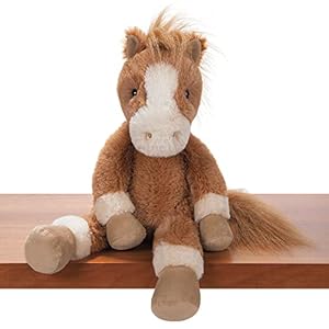 Vermont Teddy Bear Buddy Stuffed Horse–15 Inch Brown Pony Plush Soft Horse Stuffed Animal Easter Gift for All Ages