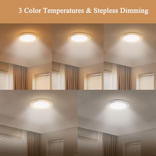 RAWNICE Rechargeable Motion Sensor Ceiling Light with Remote - image 3