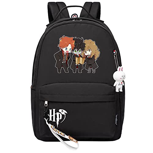 Mochila Harry de dibujos animados para niños y primaria en color azul