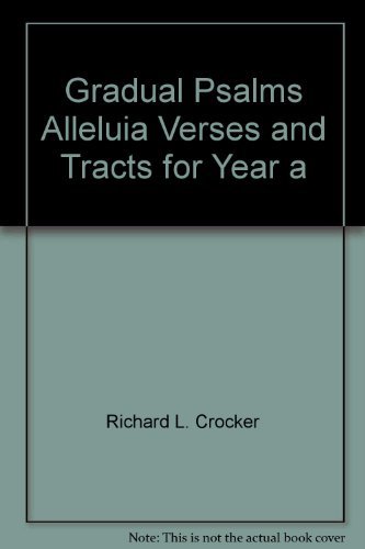 Gradual Psalms Year a 0898690927 Book Cover