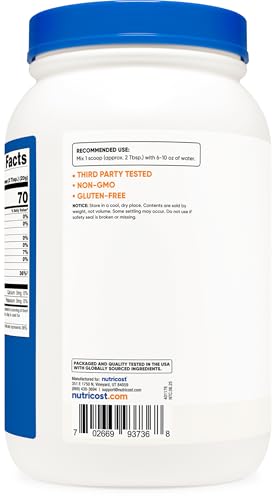 Image of Nutricost Dextrose Powder 5 LBS - Non-GMO, Gluten Free (Pack of 2)