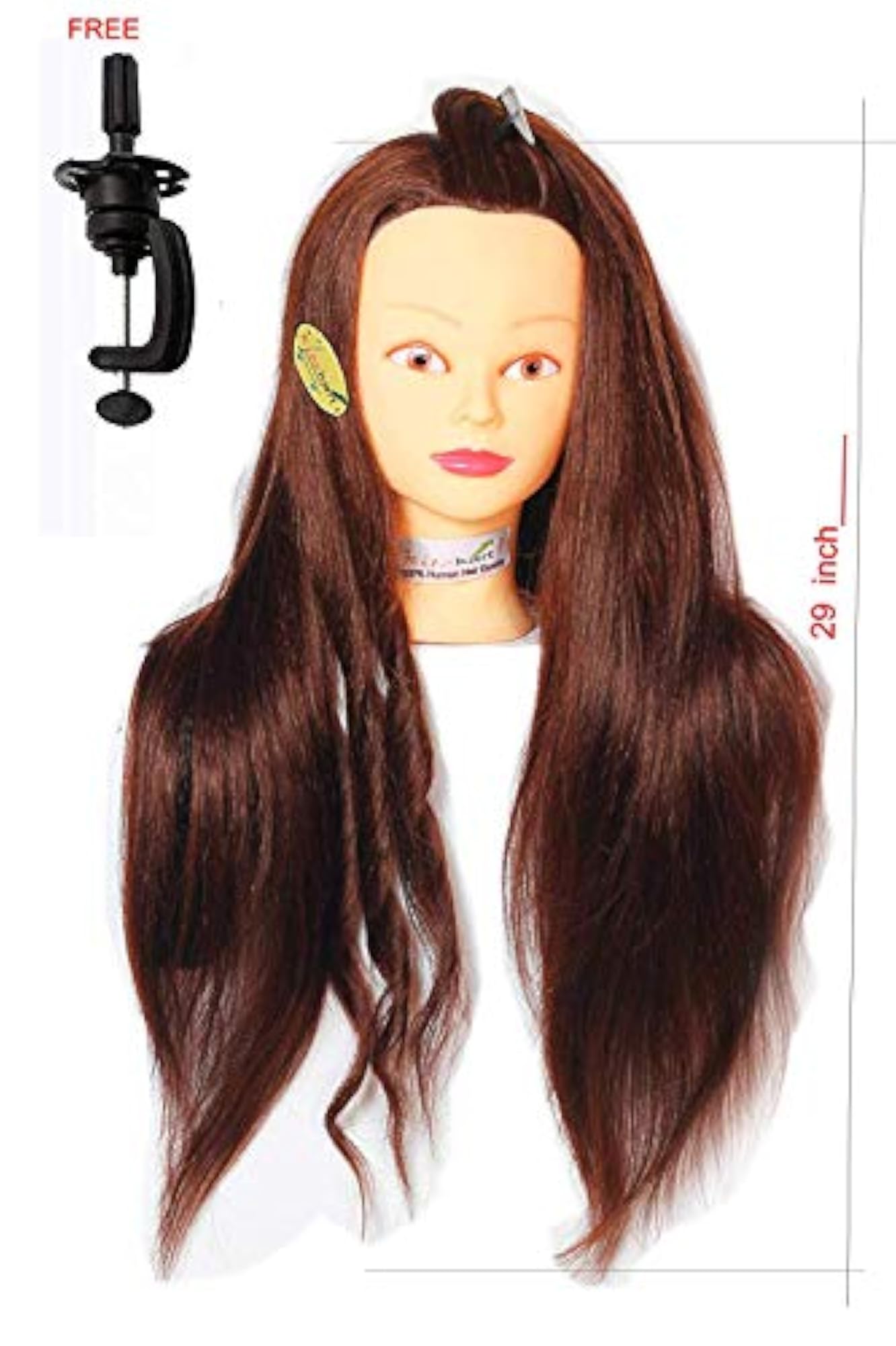 Ritzprime Processed Mix Human Hair Dummy for Styling