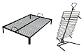 Luxury Argentine iron grill Set asado parrilla argentina (Includes grill, stake and optional Brazier) (Without Brazier)