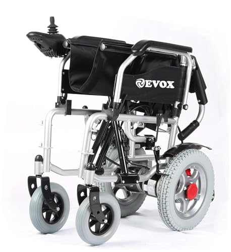 Image of EVOX Electric Wheelchair with 20AH Battery, 15-20 km per charge, Durable & Long Lasting, Weight Bearing Capacity -100kg Lithium Ion Battery For Elderly & Specially-abled WC-105(LIOB), 1 Year Warranty