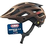 ABUS Casco MTB Moventor 2.0 MIPS - casco de ciclismo con protección contra impactos para uso off-road en bicicletas de montaña - casco all-mountain para hombre y mujer