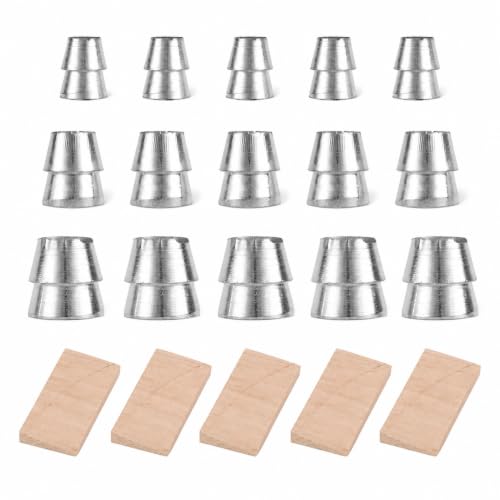 Image of totnwrooye 20 Pcs Hammer Handle Wedges, Wood and Steel Repair Kit