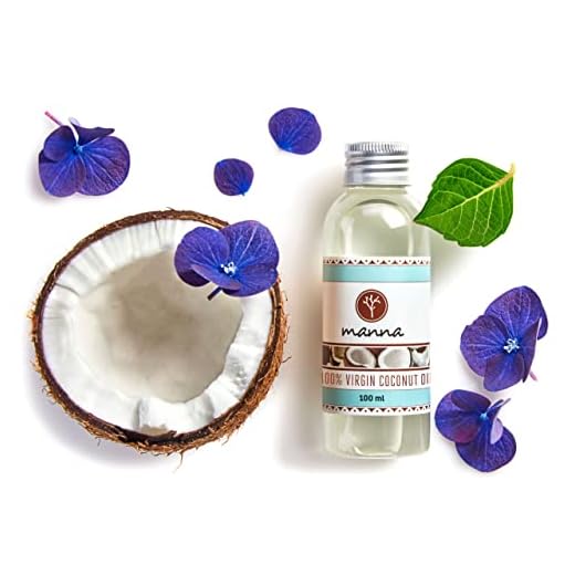 MANNA - Aceite de coco orgánico para piel, cabello, manos, pies y cuerpo | Infundido con vitaminas, minerales y nutrientes esenciales | Aceite de coco hidratante para piel seca - 100ml