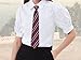 Luckyvestir Stripe Tie for Women Pre-tied Adjustable Womens Ties 2.75