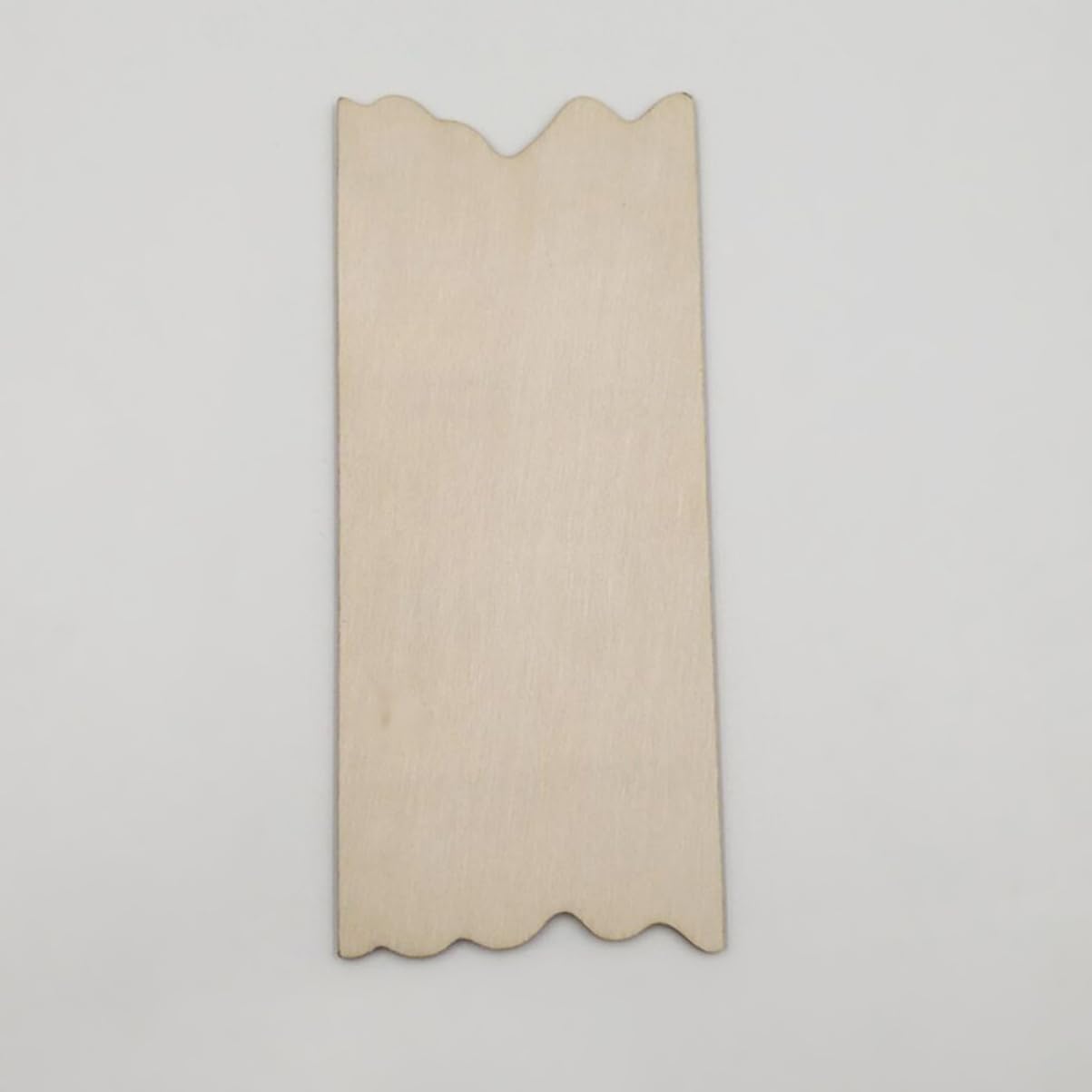 24pcs Wooden Hanging Boards DIY Blank Wood Chips with Ropes