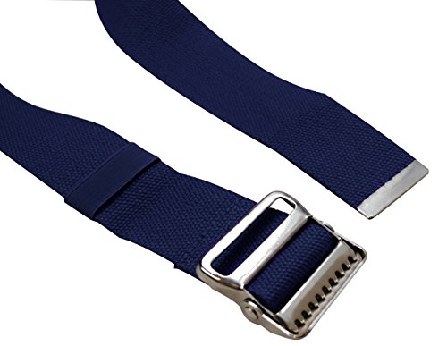 Liftaid Transfer And Gait Belt 60 Inch With Metal Buckle And Loop - Walking, Standing And Transfer Assist Aid For Seniors, Elderly Patients, Caregiver, Nurse, Therapist (Navy Blue) #TOP6