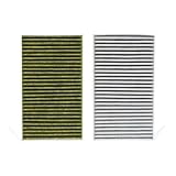 Set Car Pollen Cabin Air Filter Activated Carbon Compatible For Tesla Model 3 / Model Y 2017-2024