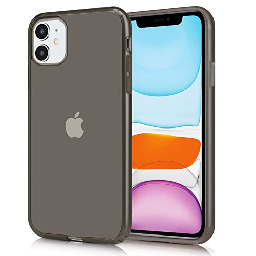 Jjgoo Compatible With Iphone 11 Case Clear Black Soft Shock Absorption Anti-Scratch Shockproof Protective Transparent Bumper Thin Phone Cover (6.1 Inch) 2019 #TOP1