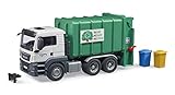 Bruder 03763 Man TGS Rear Loading Garbage Truck - Green