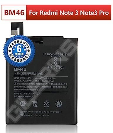 Image of Original BM46 Battery for Redmi Note 3 /3 Pro 2015116, 2015161 Battery with 6 Month warrenty****(B54)