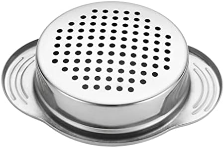 sevennine Can Drainer Food Strainer Stainless Steel Multifunctional Sieve Tuna Strainer, Tin Drainer, Silver