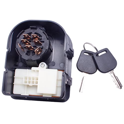YUXSOUQ 925-06119C Ignition Key Switch Module Compatible with MTD 925-06119B Cub Cadet 725-04227 725-04230 XT1-LT42 XT1-LT46 Troy Bilt TB30R TB42 TB46 MTD Craftsman T1000 T1200 T1400 T1600 Mower