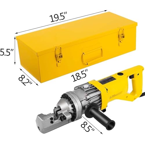 Máquina de corte de vergalhão portátil, ferramenta de corte de aço rosqueada à mão, equipamento de c