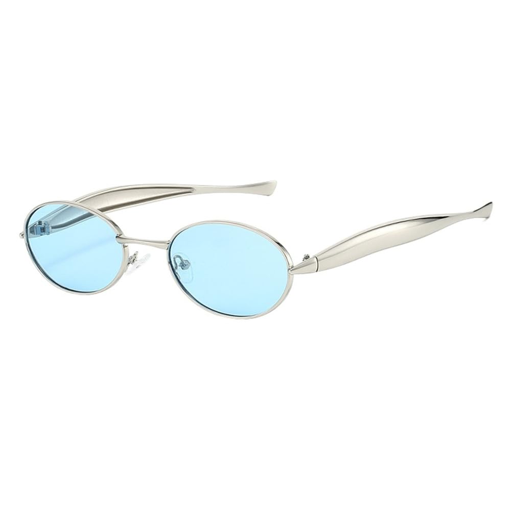 Małe owalne oprawki, modne, eleganckie okulary przeciwsłoneczne dla kobiet, męskie, okulary przeciwsłoneczne bez oprawek, do jazdy samochodem, okulary