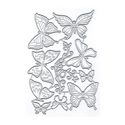 DzIxY Beauty Butterfly Metal Cutting Dies for Card Making Embossing Paper Die Cuts Sets Album Scrapbooking Templates Stencils Storage Pockets