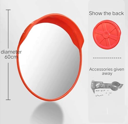 Miroirs de circulation extérieurs 60cm pour carrefours dangereux - 3