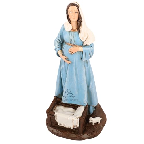 Estatua Virgen Embarazada de Resina para Decoración