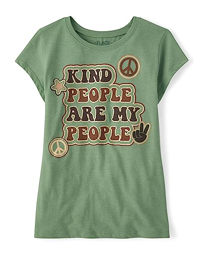 Image of The Children's Place Girls Short Sleeve Graphic T- Shirt