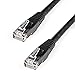 StarTech.com 15ft CAT6 Ethernet Cable - Black CAT 6 Gigabit Ethernet Wire -650MHz 100W PoE++ RJ45 UTP Molded Category 6 Network/Patch Cord w/Strain Relief/Fluke Tested UL/TIA Certified (C6PATCH15BK)