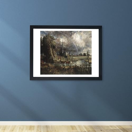 John Constable Salisbury Cathedral Storm grande affiche encadrée tableau mural - 5