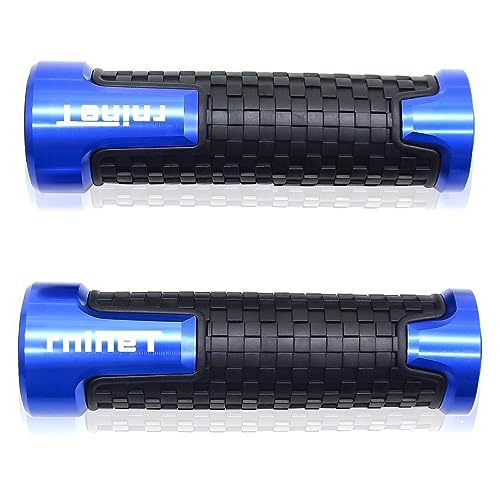 Materiale: gli accessori terminali del manubrio antiscivolo per motociclette sono realizzati in lega di alluminio + gomma, impermeabili, forte tenuta, buona resistenza all'usura e possono essere integrati con il contorno della motocicletta.