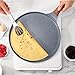 SENSARTE Nonstick Crepe Pan, Swiss Granite Coating Dosa Pan Pancake Flat Skillet Tawa Griddle 12-Inch with Stay-Cool Handle, Induction Compatible