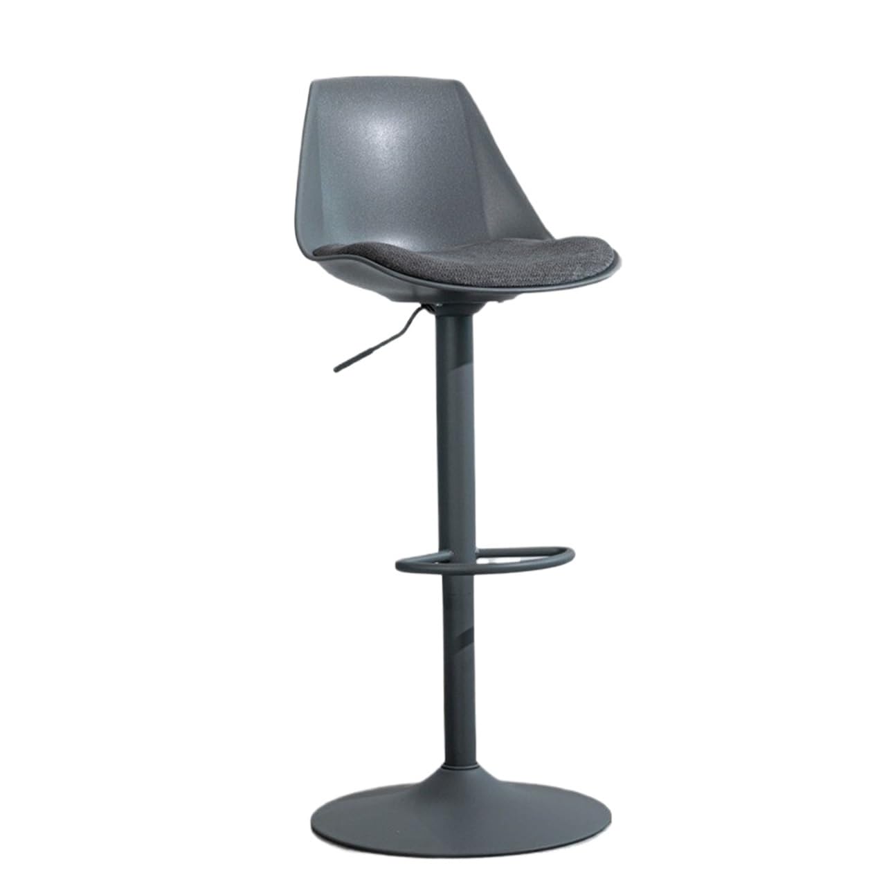 Chaise De Bar Tabouret De Bar Nordique, Chaise Longue Moderne for Café, Haute en Fer Forgé Comptoir de Bar(Grey)