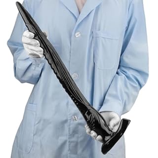 Racib Extra Lungo Extra Spesso Impermeabile e Facile da Pulire,Black-S