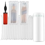 Oqqlin Large Bubble Cushion Wrap, 12 Inch x 164 Feet Inflatable Air Pillows with Free Pump Fragile Bubble Wrap Protector Bags for Heavy Duty Moving Packing Shipping