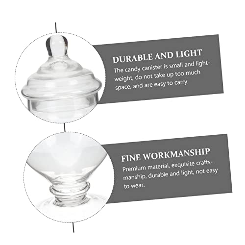 image for Healvian Packaging Marshmallow Jar Candy Buffet Containers Clear Conta